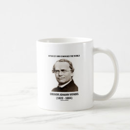Caneca De Café Botânico que mudou o mundo Gregor Mendel