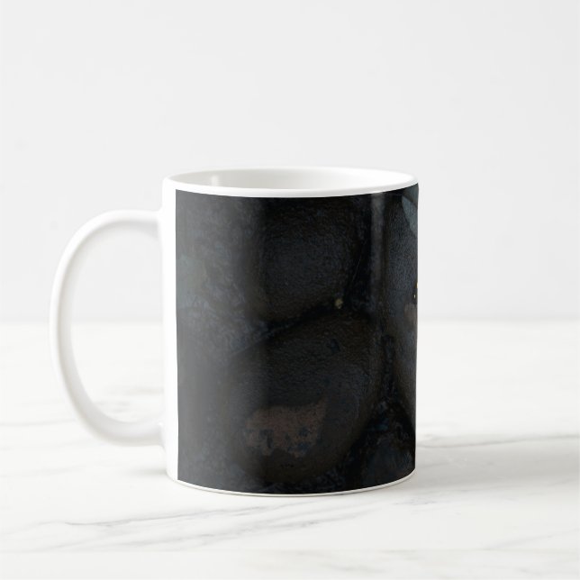 CANECA DE CAFÉ BOTÃO AMARELO NA PEDRA (Esquerda)