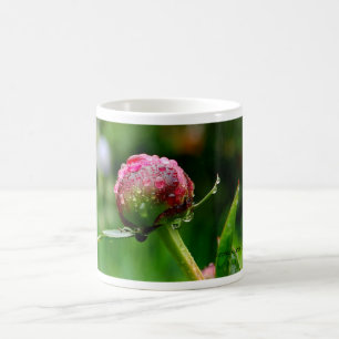 Caneca De Café Botão da peônia