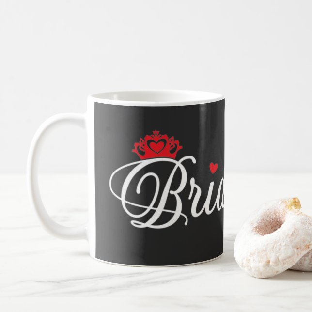 Caneca De Café Botão de madrinha (Com Donut)