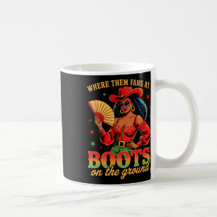 Caneca De Café Botas No Chão Juneteenth Cowgirl Onde Estão Eles