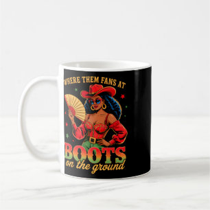 Caneca De Café Botas No Chão Juneteenth Cowgirl Onde Estão Eles 