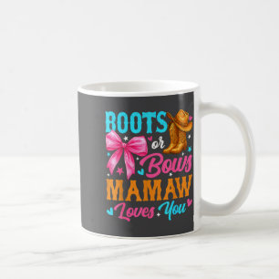 Caneca De Café Botas Ou Arcos Vovó Mamãe Te Ama Revelação de Gêne