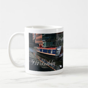 Caneca De Café Bote do Canal de Nascimento Feliz 91ruas