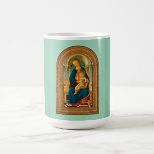 Caneca De Café Botticelli (1445-1510) Madonna & Criança Enthroned