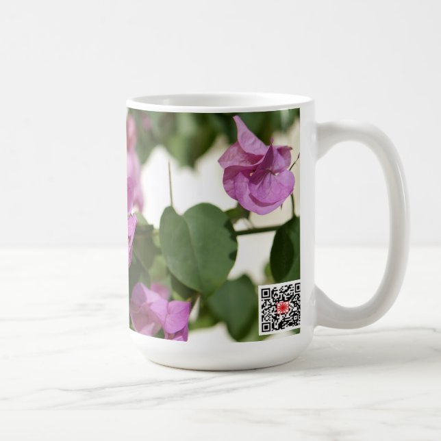 Caneca De Café Bougainvillea (Direita)