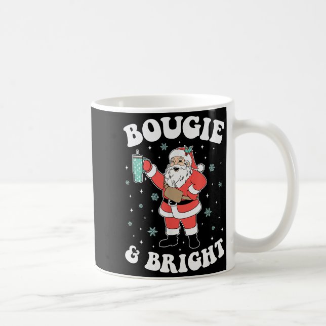 Caneca De Café Bougie &amp; Bright Funny Christmas Santa Claus  (Direita)