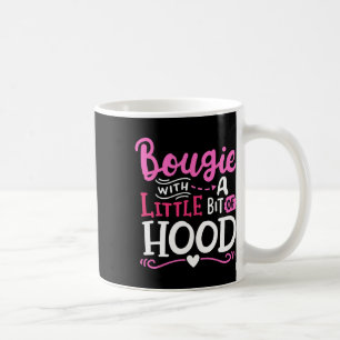 Caneca De Café Bougie Com Um Pouco De Negras Engraçadas De Hood