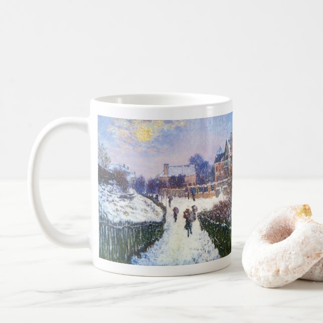 Caneca De Café Boulevard Saint Denis Argenteuil de Claude Monet (Com Donut)