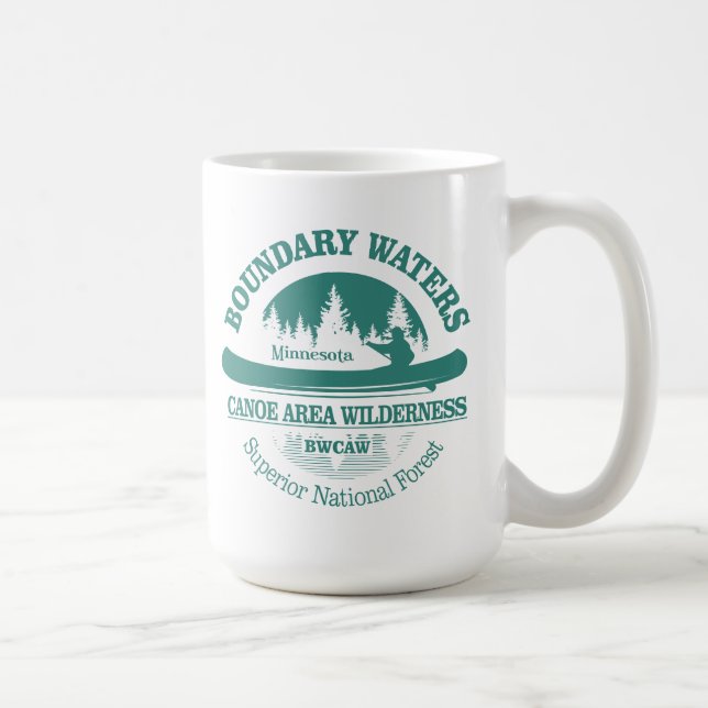 Caneca De Café Boundary Waters Canoe Trail Wilderness (Direita)