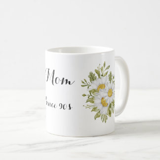 Caneca De Café Bouquet floral blooming letter m