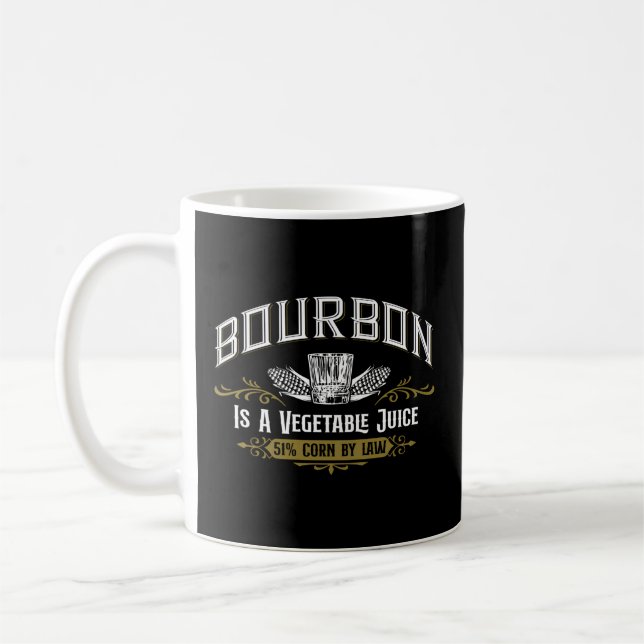 Caneca De Café Bourbon É Um Bebendo De 51 Milhas De Milho Bourbon (Esquerda)