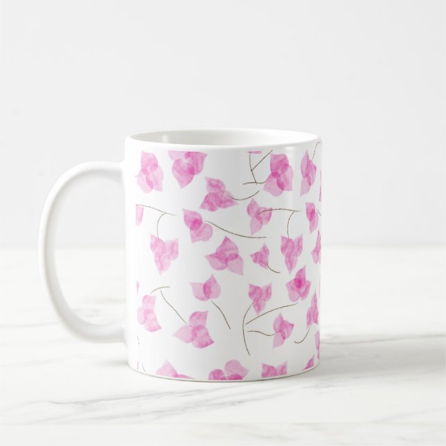 Caneca De Café Bourgenvilla Mug Rosa (Esquerda)