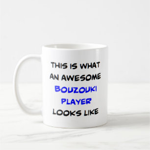 Caneca De Café bouzouki player, awesome