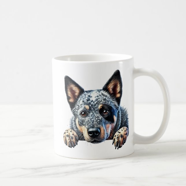 Caneca De Café Bovinos australianos e bonitos" (Direita)