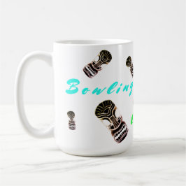 Caneca De Café Bowling Bouncing Tiki Mask