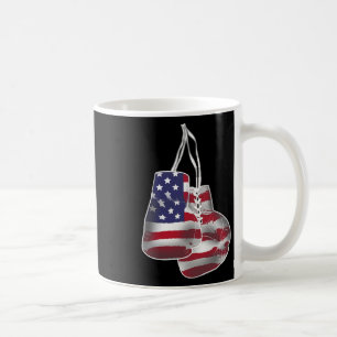 Caneca De Café Boxas Luvas Vintage American Flag Style Women Ki