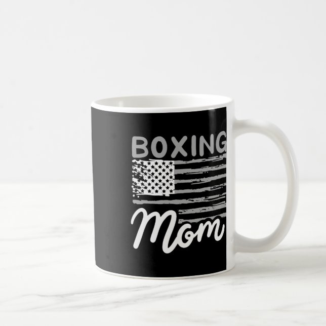 Caneca De Café Boxe Mãe Boxe Mãe Kickboxing Mamãe Mamãe (Direita)