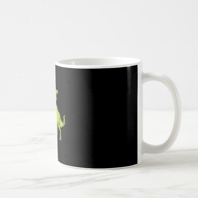 Caneca De Café Boxe T-rex (Direita)