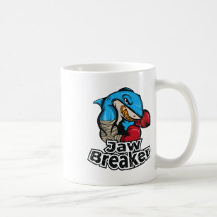 Caneca De Café Boxeador de mandíbula de tubarão