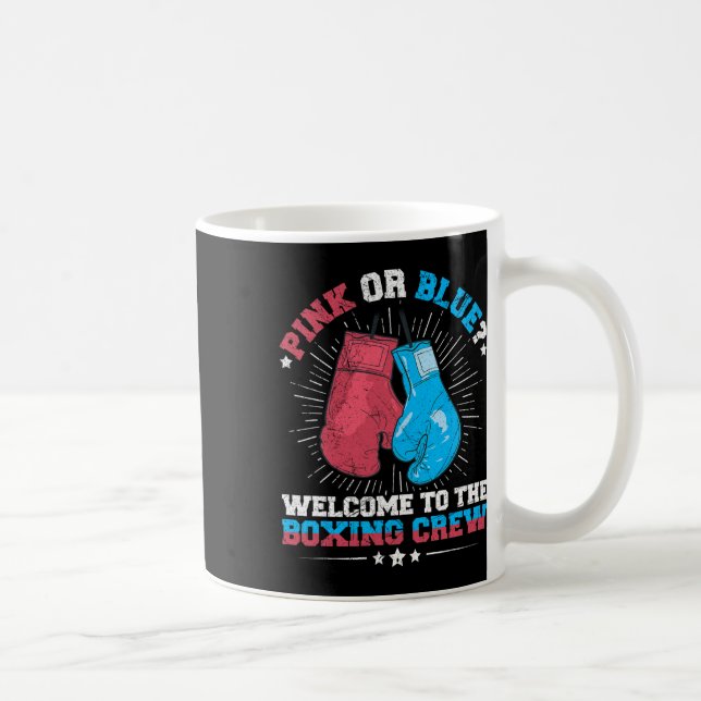 Caneca De Café Boxeando A Questão Do Gênero Revelem Citação Para  (Direita)