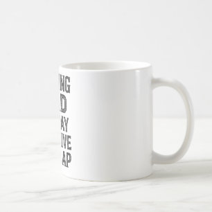 Caneca De Café Boxeando Pai Pagar Dirigir Aplaudir Pai Divertido