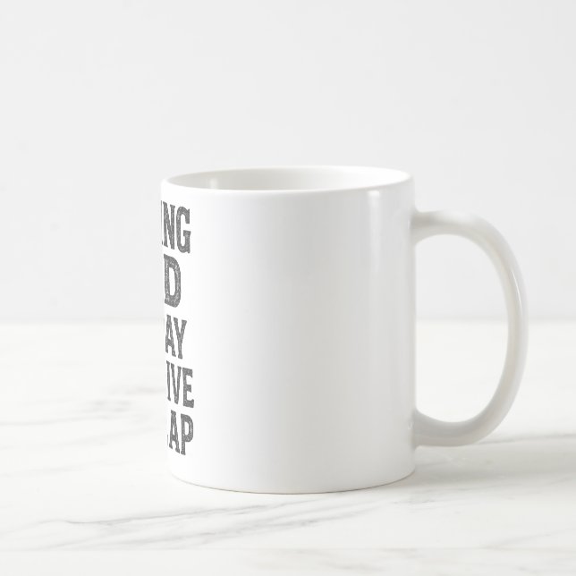 Caneca De Café Boxeando Pai Pagar Dirigir Aplaudir Pai Divertido  (Direita)