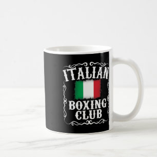 Caneca De Café Boxeiro Italiano T Shirt Vintage Boxer Itália Fl