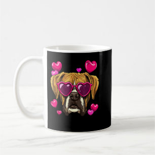Caneca De Café Boxer Boxer Boxer Dog Face Heart Boxer