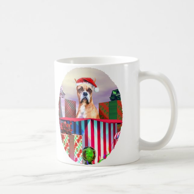 Caneca De Café Boxer Christmas Surpresa (Direita)