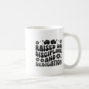 Caneca De Café Boxer Desportivo Criado Com Disciplina E Dedicação