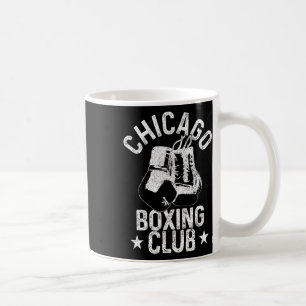 Caneca De Café Boxer do Clube de Boxing Chicago Vintage