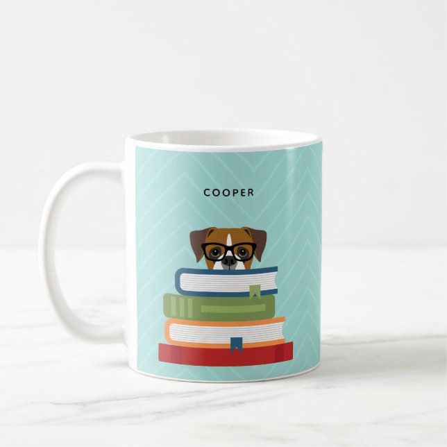 Caneca De Café Boxer Dog Mugs (Esquerda)