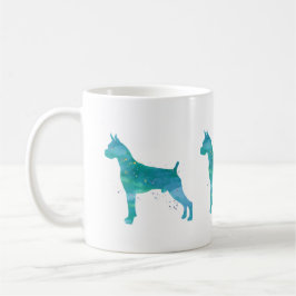Caneca De Café Boxer Dog Watercolor