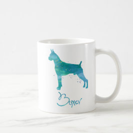 Caneca De Café Boxer Dog Watercolor
