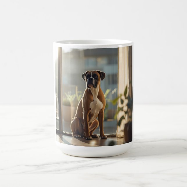 Caneca de Café Boxer Elegante (Centro)