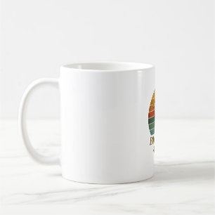 Caneca De Café Boxer Mãe Cachorro Retro Pôr do Sol Impressões de 