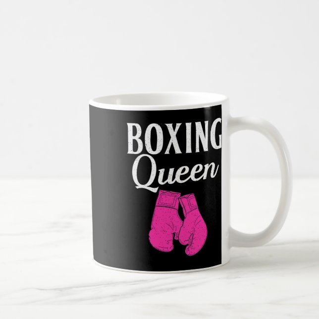 Caneca De Café Boxer Queen Sport Fighting Boxer (Direita)