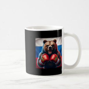 Caneca De Café Boxer Russo Orgulhoso Boxer Rússia Kickboxer Boxer