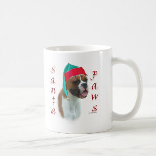 Caneca De Café Boxer Santa Patas