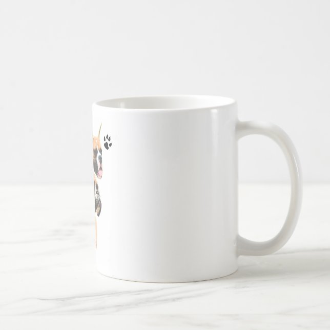 Caneca De Café Boxer Trio (Direita)