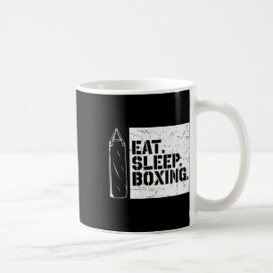 Caneca De Café Boxing Day Eat Sleep Boxing Repetir Boxing Engraça