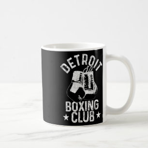 Caneca De Café Boxing Detroit Michigan Martial Arts Boxer