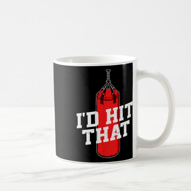 Caneca De Café Boxing, eu ia bater na caixa das luvas. (Direita)