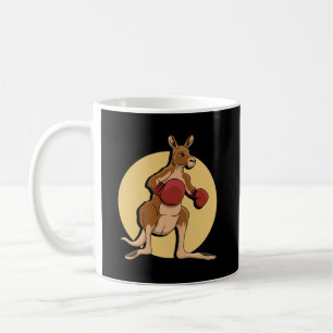 Caneca De Café Boxing Kangaroo