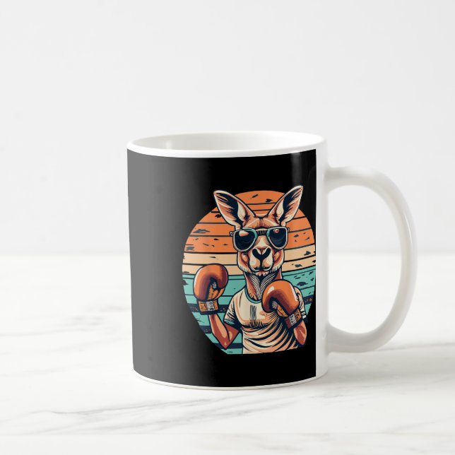 Caneca De Café Boxing Roger Australiano Kangaroo Boxer Kang (Direita)
