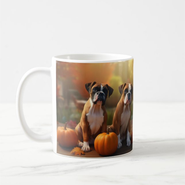 Caneca De Café Boxpy Puppy Autumn Delight Pumpkin (Esquerda)