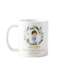 Boy First Holy Communion Ceramic Mug 11 oz