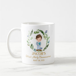 Caneca De Café Boy First Holy Communion Ceramic Mug 11 oz