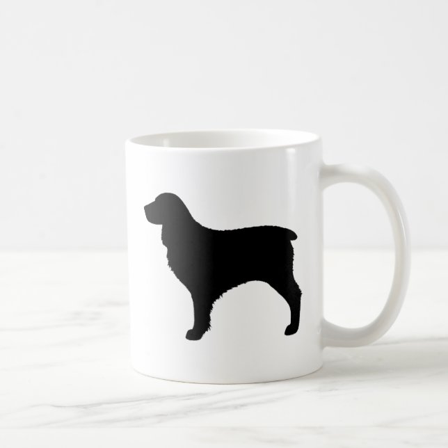 Caneca De Café Boykin Spaniel Raça Silhouettes (Direita)
